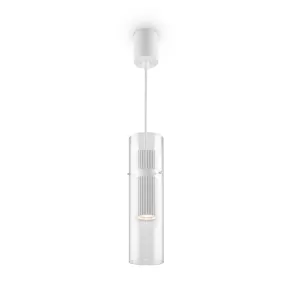 Viseča svetilka MOD326PL-01W bela steklo minimalistična