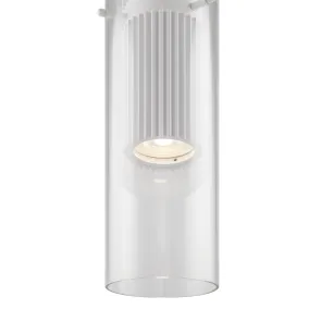 Viseča svetilka MOD326PL-01W bela steklo minimalistična