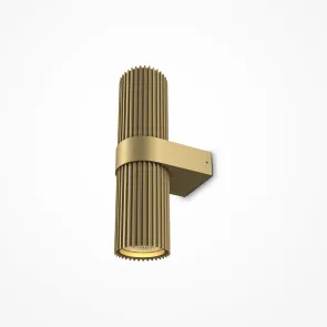 Wall Light MOD326WL-02MG Gold Cylinder Up Down LED