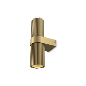 Wall Light MOD326WL-02MG Gold Cylinder Up Down LED