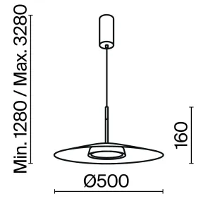 Pendant Light MOD041PL-L15W3K1 3000K LED | Modern Hanging Lamp