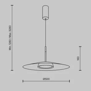Pendant Light MOD041PL-L15W3K1 3000K LED | Modern Hanging Lamp