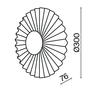 Wall Light MOD233WL-L11BS3K 3000K LED | Designer Wall Lamp