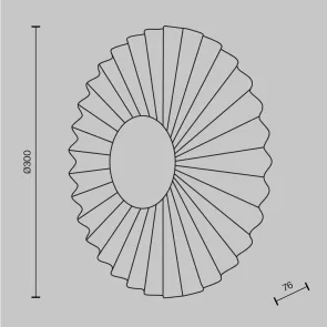 Wall Light MOD233WL-L11BS3K 3000K LED | Designer Wall Lamp