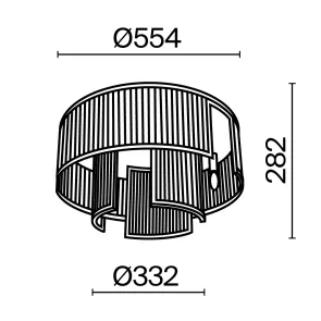 Ceiling lamp MOD174CL-06G