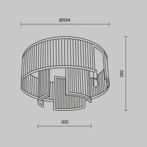 Ceiling lamp MOD174CL-06G