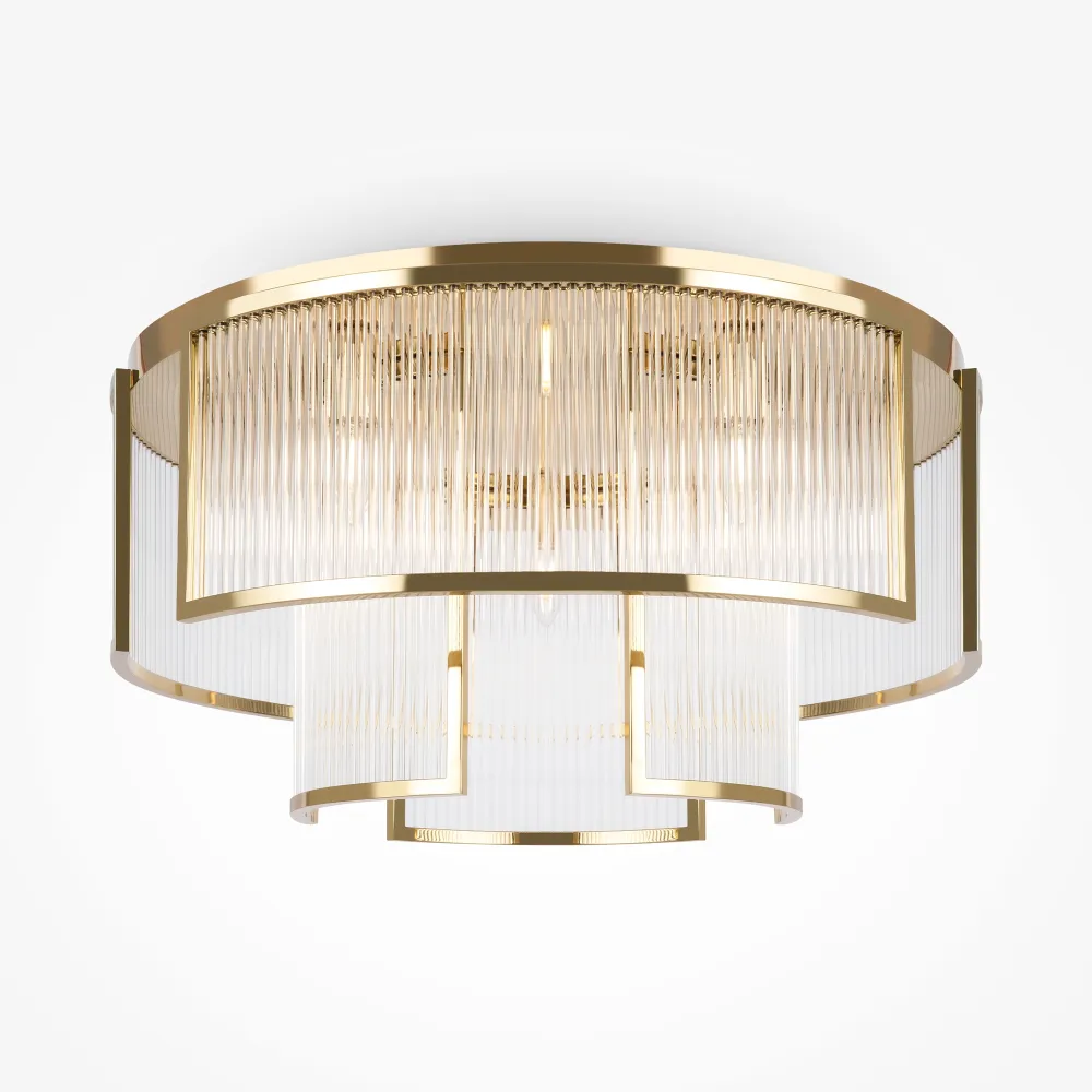 Ceiling Light MOD174CL-09G E14 | Gold Chandelier