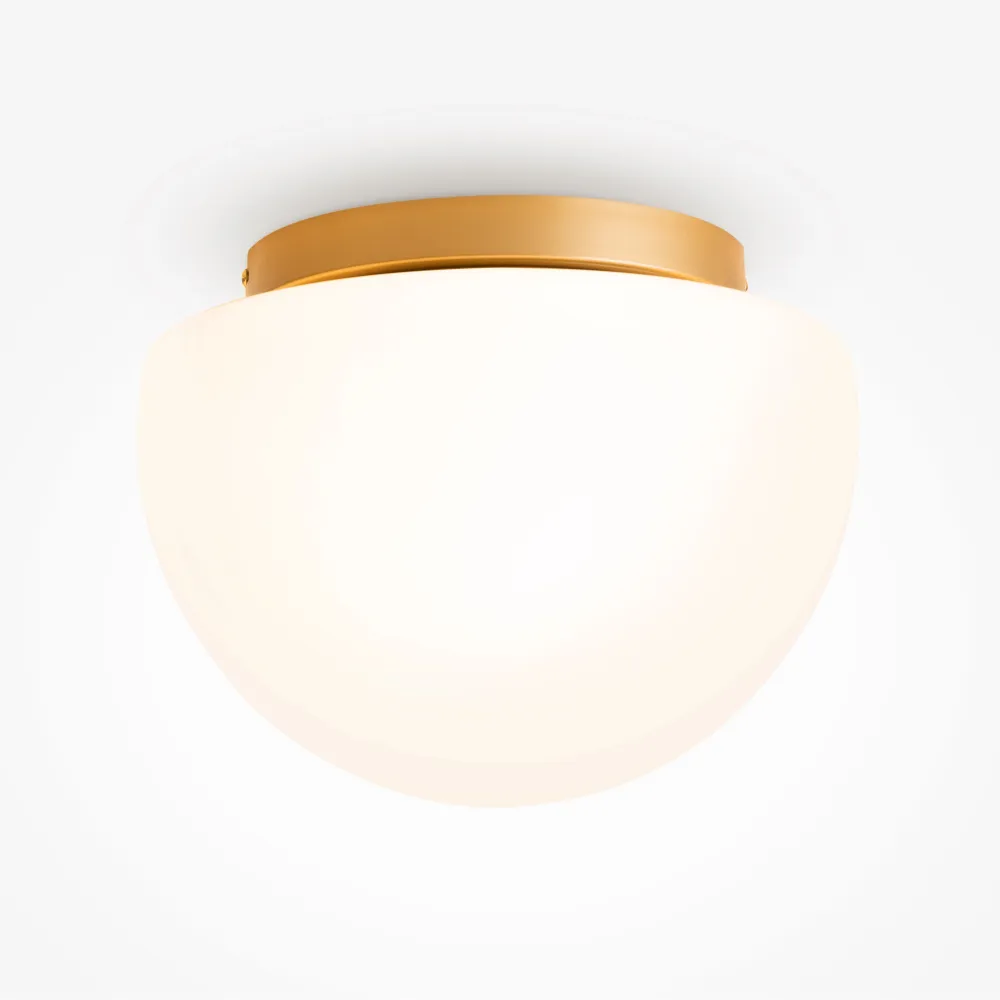 Ceiling Light MOD270CL-01G | White Glass Gold
