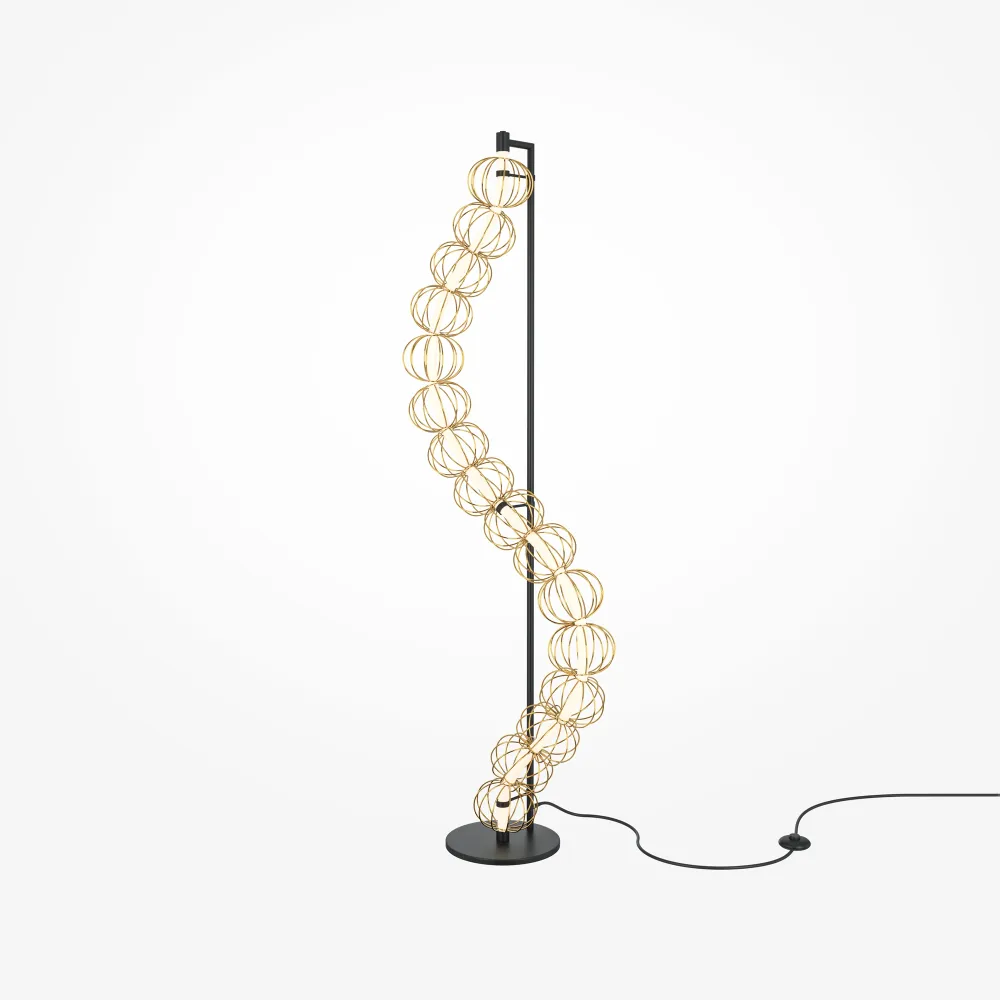 Stoječa svetilka MOD216FL-L38G3K LED | Dizajnerska zlata