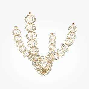 Luxury Pendant Chandelier MOD216PL-L42G3K LED | Gold