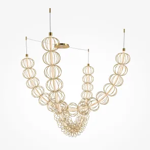 Luxury Pendant Chandelier MOD216PL-L55G3K LED | Gold Design Light