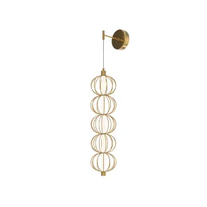 Wall Light MOD216WL-L10G3K LED | Designer Gold Sconce