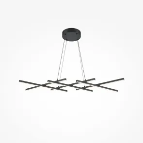 Viseča svetilka MOD244PL-L50BK LED | Moderna črna svetilka