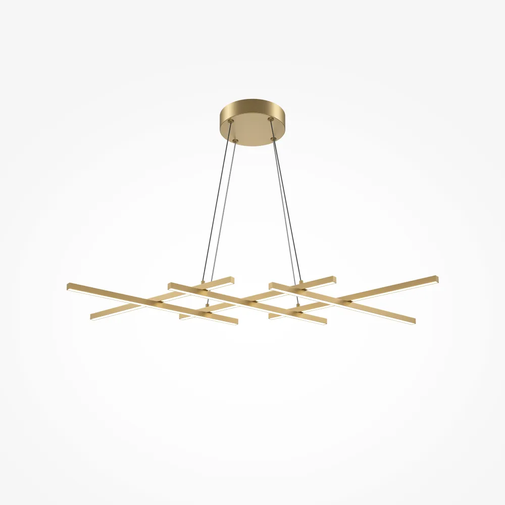 Pendant Light MOD244PL-L50BSK LED | Gold Designer Chandelier