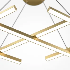 Pendant Light MOD244PL-L50BSK LED | Gold Designer Chandelier