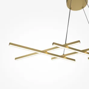 Pendant Light MOD244PL-L50BSK LED | Gold Designer Chandelier