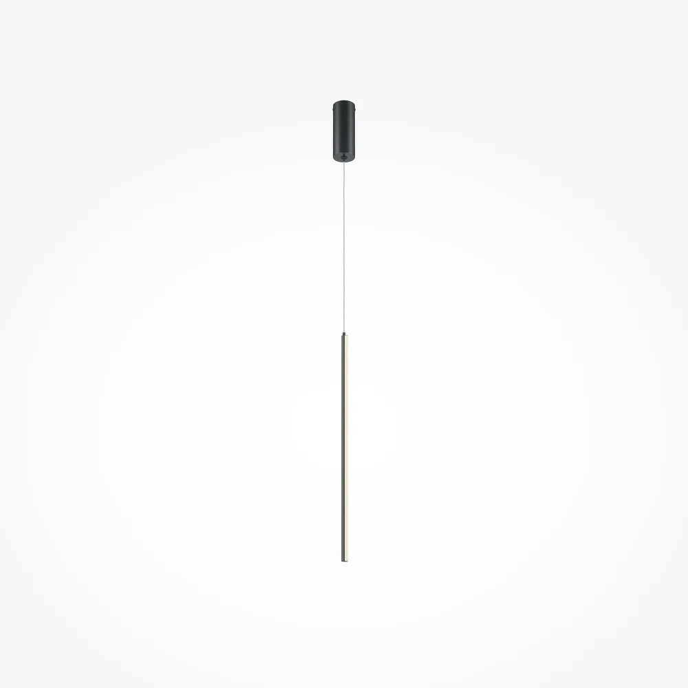 Pendant Light MOD246PL-L12BK LED | Slim Minimalist Tube Pendant