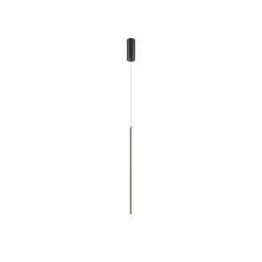 Pendant Light MOD246PL-L12BK LED | Slim Minimalist Tube Pendant