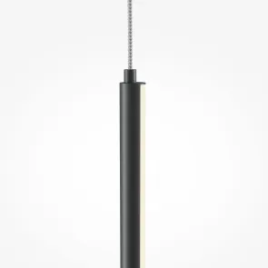 Pendant Light MOD246PL-L12BK LED | Slim Minimalist Tube Pendant