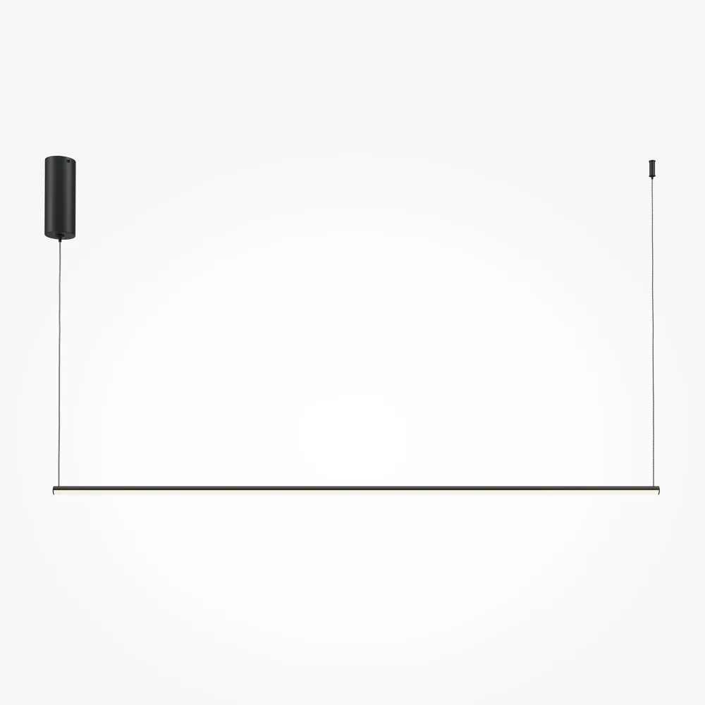Long Linear Pendant Light MOD246PL-L24BK LED | Kitchen Island Light