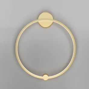 Wall Light MOD005WL-L22BSK1 LED | Gold Ring Design