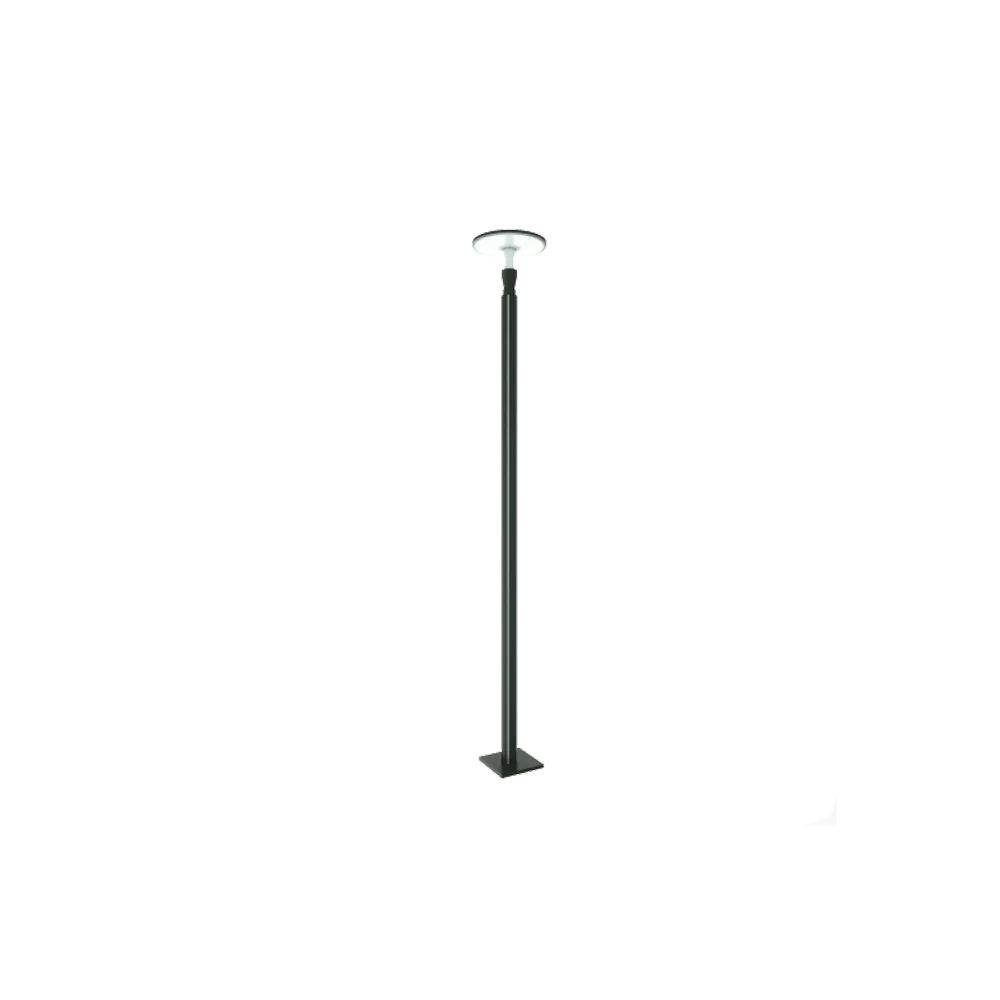 GREEN TECH LED ulična svjetilka Green Tech s stupom 30W, 6000K + zelena barva svetlobe, 4m - GT-UL102Y-30W