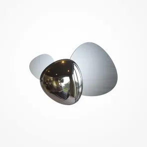 Stenska svetilka MOD314WL-L8N3K LED 3000K | Nikelj kompaktna