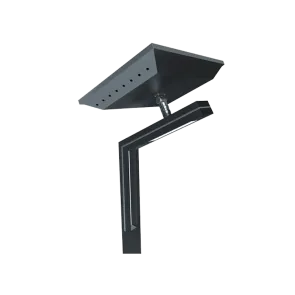 GREEN TECH LED SOLAR ulična svjetiljka Green Tech s stolpom 30W, 3000K + 3000K, 3.3m - GT-UL129S-30W