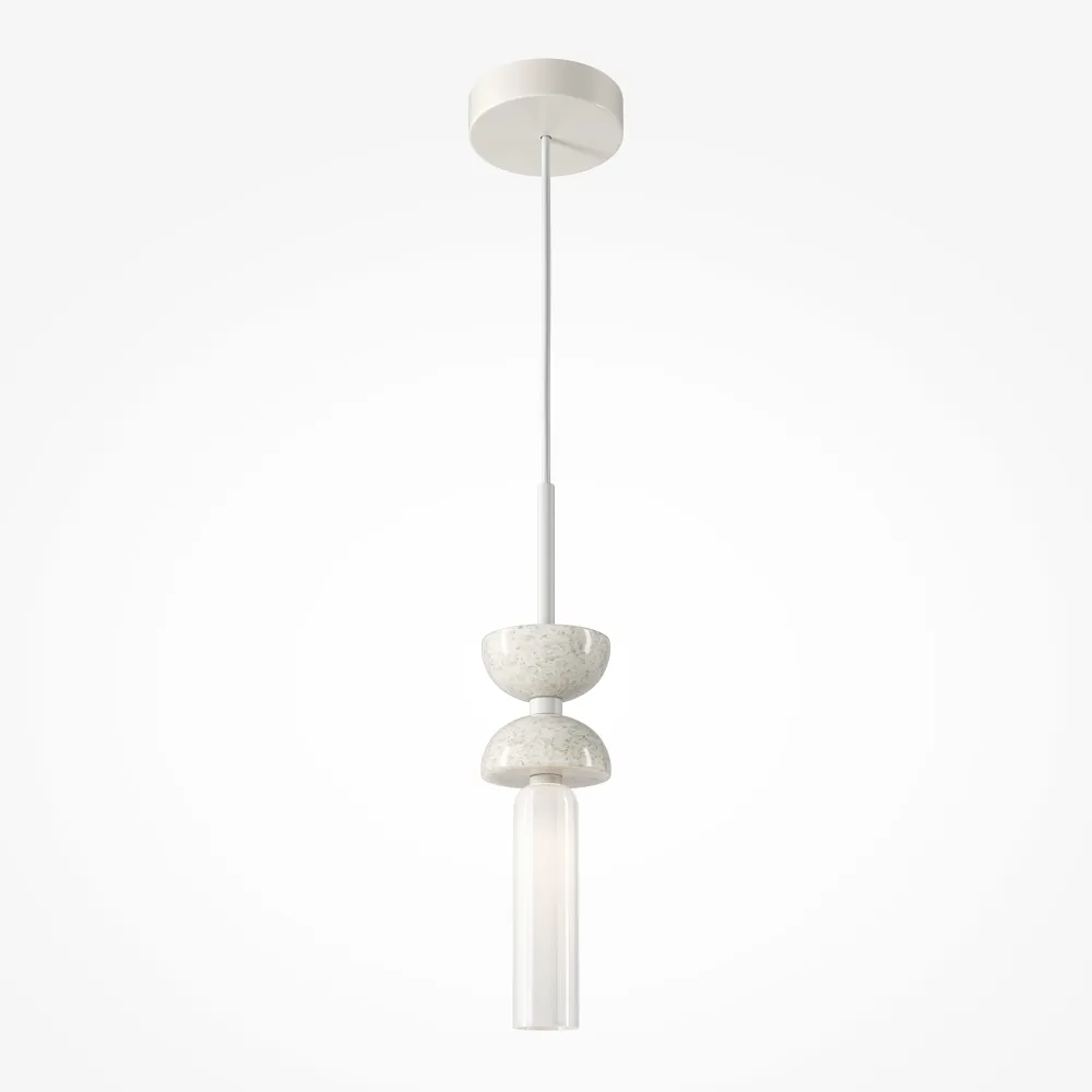 Viseča svetilka MOD178PL-01W | Bela dizajnerska svetilka
