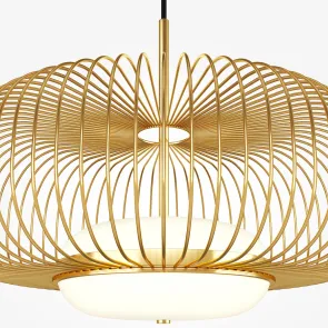 Viseča svetilka MOD376PL-L30G3K Ø50 cm | Velika zlata svetilka