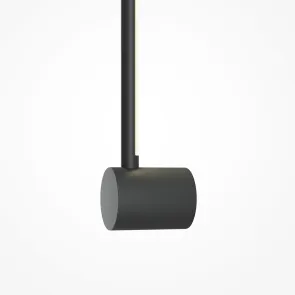 Stenska svetilka MOD237WL-L6B3K | Kratka linearna črna svetilka