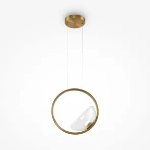 Pendant Lamp MOD327PL-L5BS3K | Modern Brass LED Pendant Light