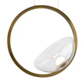 Viseča svetilka MOD327PL-L5BS3K | Moderna zlata LED svetilka