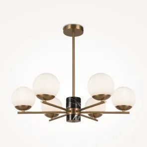 Pendant Chandelier MOD187PL-06BS | Modern Brass Designer Light
