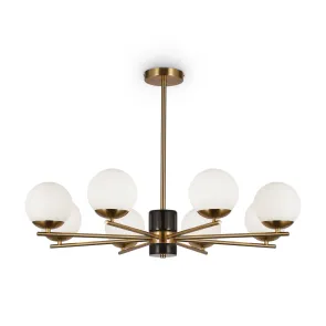 Lestenec MOD187PL-08BS | Moderen medeninast lestenec