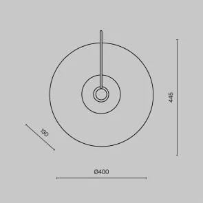 Wall Lamp MOD305WL-01CH | Modern Chrome Designer Wall Light