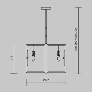 Pendant Lamp MOD099PL-06G | Premium Gold Designer Chandelier