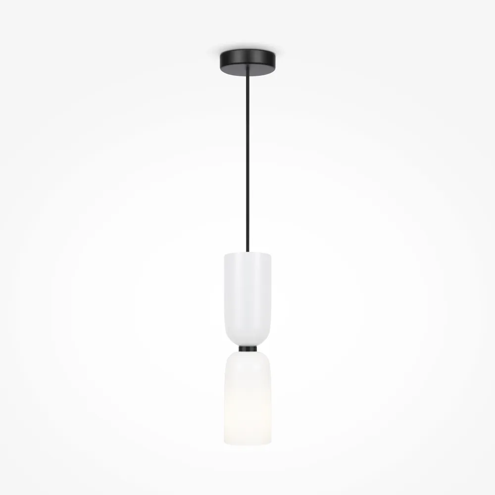 Viseča svetilka MOD177PL-01W | Moderna bela dizajnerska svetilka