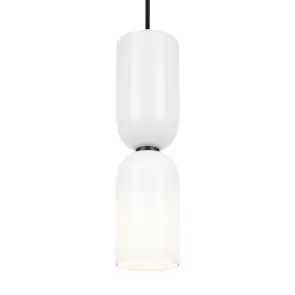 Viseča svetilka MOD177PL-01W | Moderna bela dizajnerska svetilka