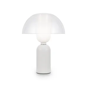 Namizna svetilka MOD177TL-01W | Moderna bela dizajnerska svetilka