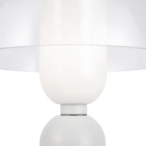 Namizna svetilka MOD177TL-01W | Moderna bela dizajnerska svetilka