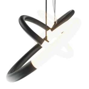 Viseča svetilka MOD165PL-L40B3K LED 3000K | Moderna črna viseča svetilka