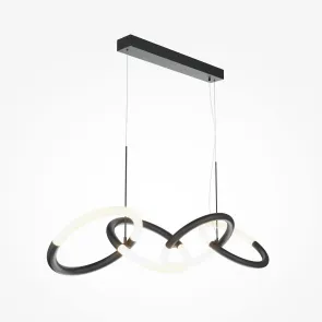 Viseča svetilka MOD165PL-L40B3K LED 3000K | Moderna črna viseča svetilka