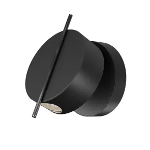 Stenska svetilka MOD180WL-L4B3K LED 3000K | Moderna črna stenska svetilka