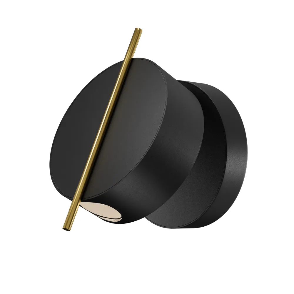 Wall Light MOD180WL-L4B3K1 LED 3000K | Modern Black & Gold Wall Lamp