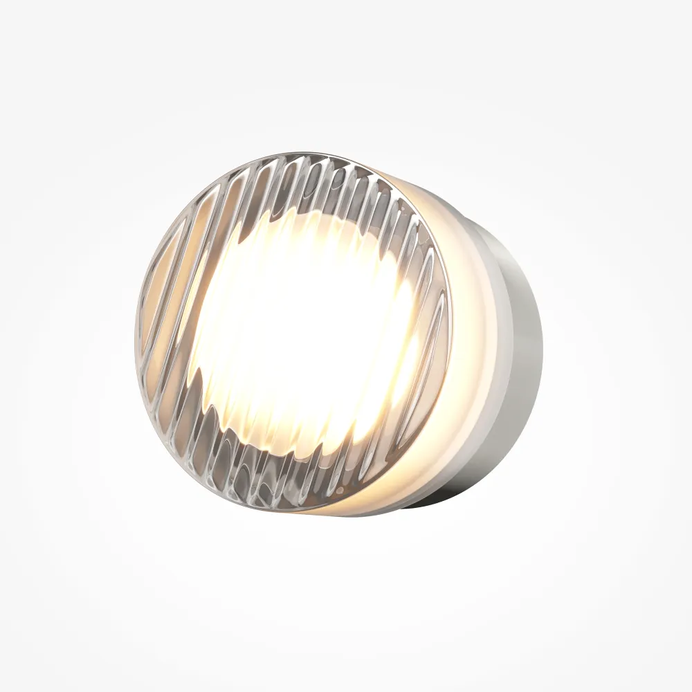 Stenska svetilka MOD493WL-L6PTK1 LED | Moderna platinasta stenska svetilka