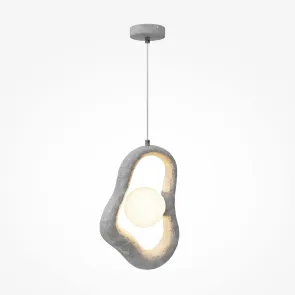 Pendant Light MOD380PL-01GR LED | Modern Grey Pendant Lamp
