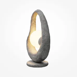 Namizna svetilka MOD380TL-01GR LED | Dizajnerska siva namizna svetilka