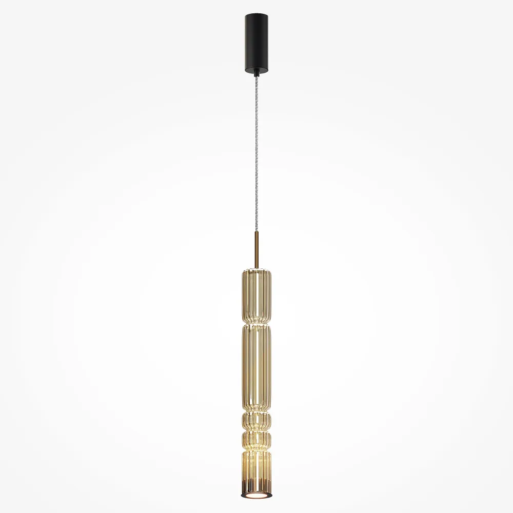 Viseča svetilka MOD272PL-L12BS3K LED | Zlata viseča svetilka