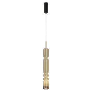 Viseča svetilka MOD272PL-L12BS3K LED | Zlata viseča svetilka
